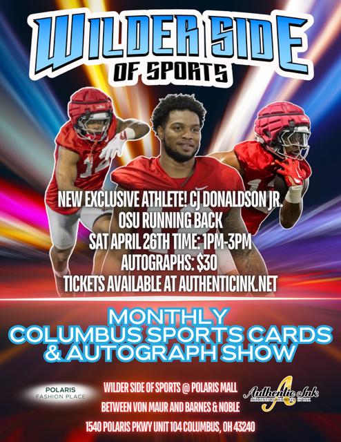 Exclusive ohio state CJ Donaldson combo ticket - 4/26- polaris