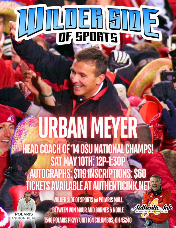 ohio state Urban meyer inscription ticket - 5/10- polaris