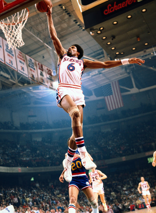 Julius Dr J Erving autograph ticket - sportsfest dayton