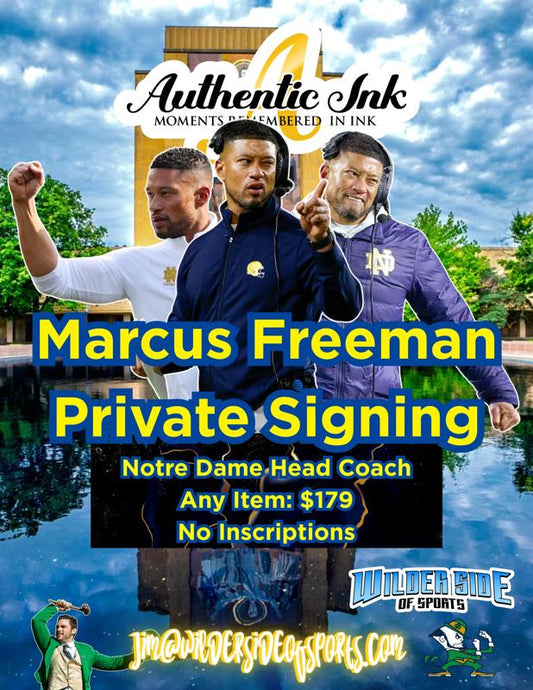PRE ORDER MARCUS FREEMAN SIGNED 16X20 PHOTO